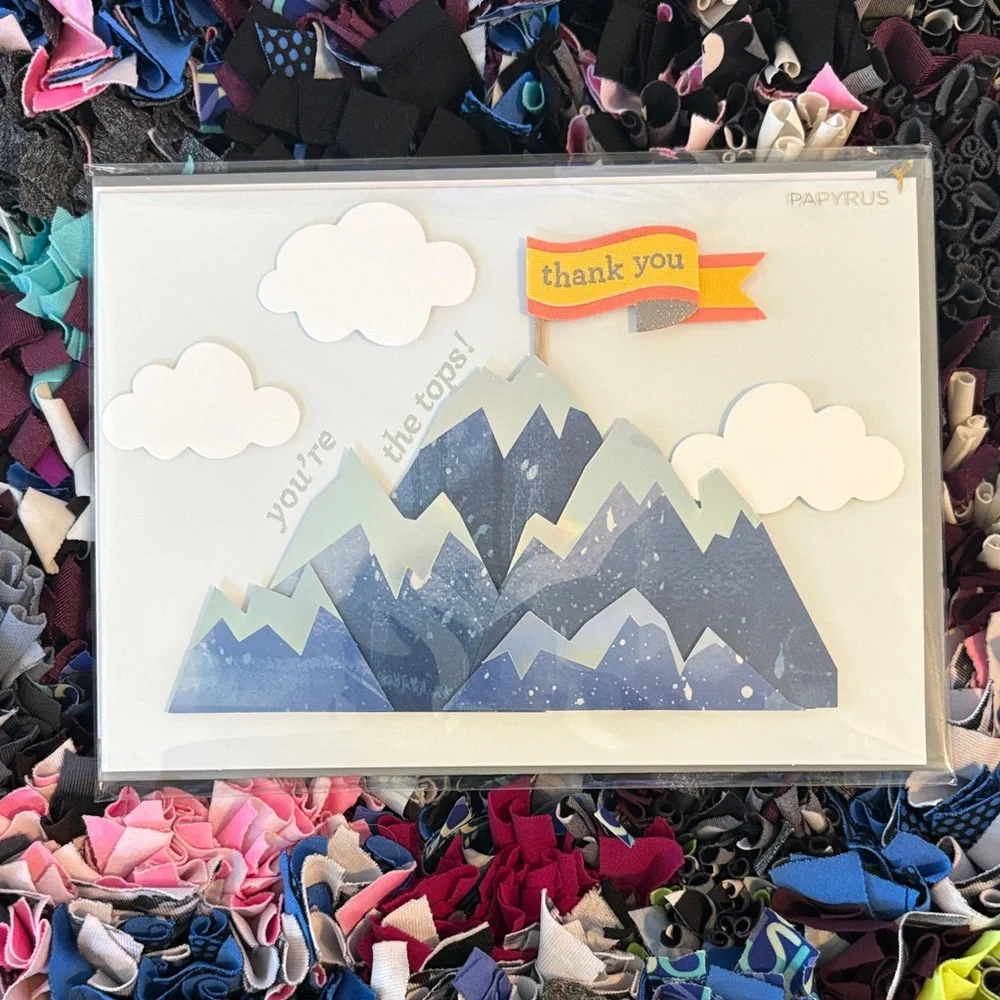 🆕Papyrus “You’re The Tops” Thank You Greeting Card